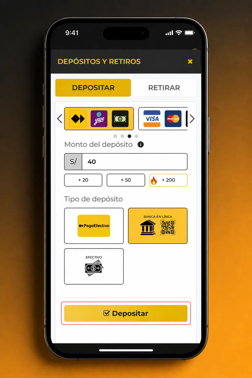 Pasos para registrarte, depositar y jugar en Micasino: tragamonedas, casino en vivo y apuestas deportivas.